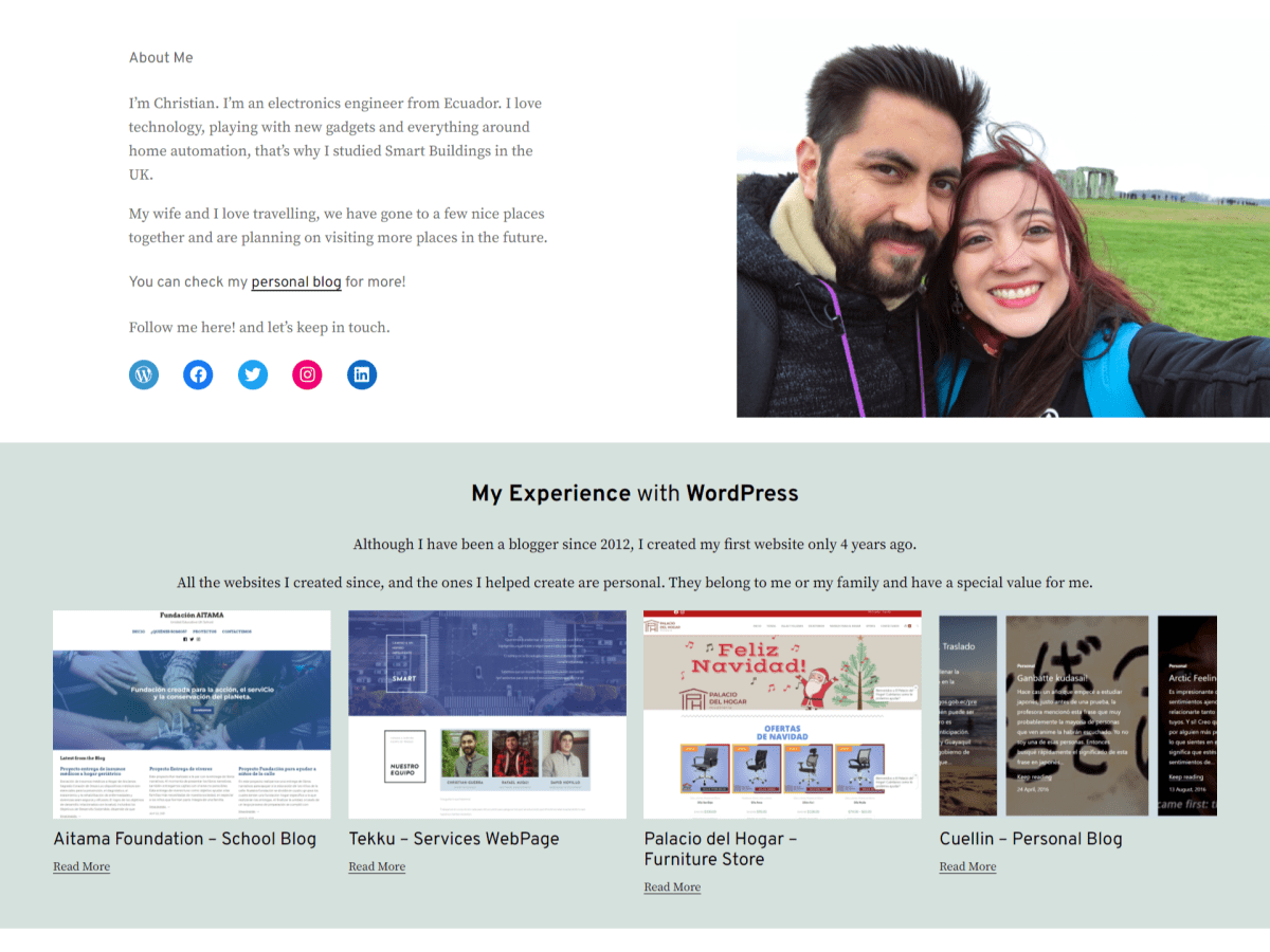 Christian’s Pro Scene – Portfolio and Testing&nbsp;site